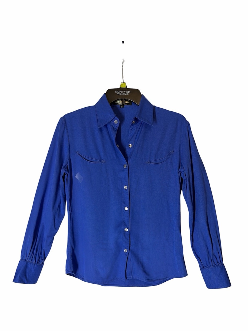 Manuel Exclusive Clothier Cobalt Blue Western Button Down Shirt - Size S